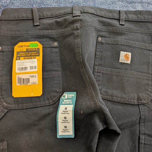 Carhartt Black Double Front Pants - Picture 3 of 5